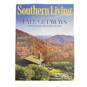 Southern Living Magazine October 2025 Fall Getaways Weekend Escapes